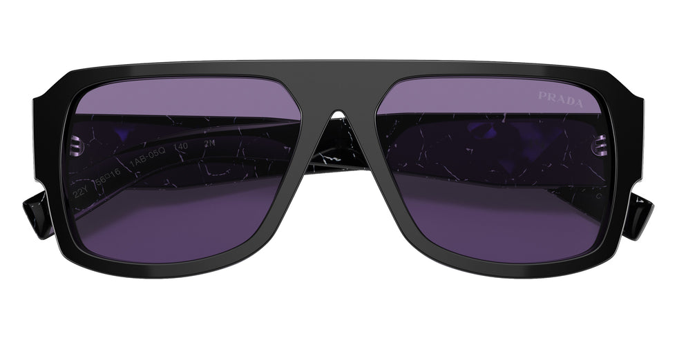 Prada PR 22YS 1AB05Q 56 - Black / Violet Mirrored Internal Silver #id:pr22ys1ab05q_s:100120
