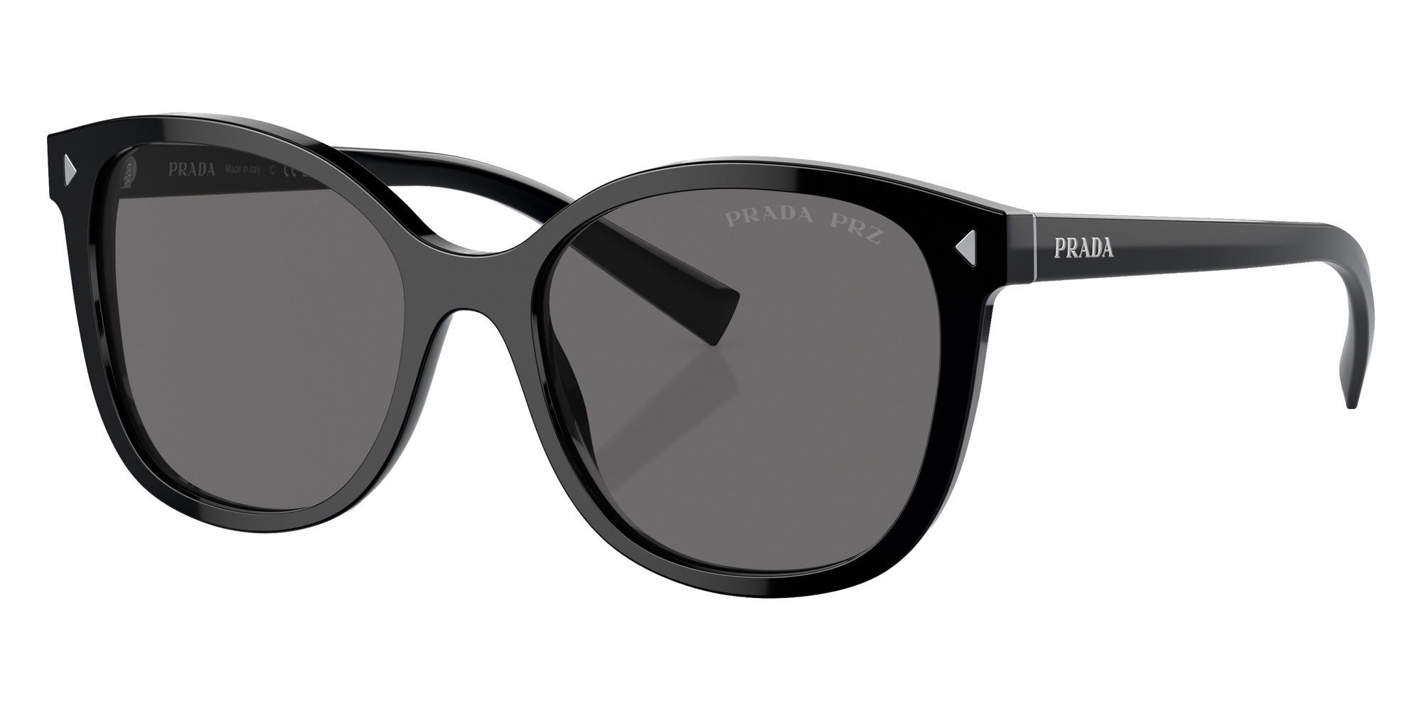 Prada PR 22ZS 1AB5Z1 53 - Black / Polarized Dark Gray #id:pr22zs1ab5z1_s:100105