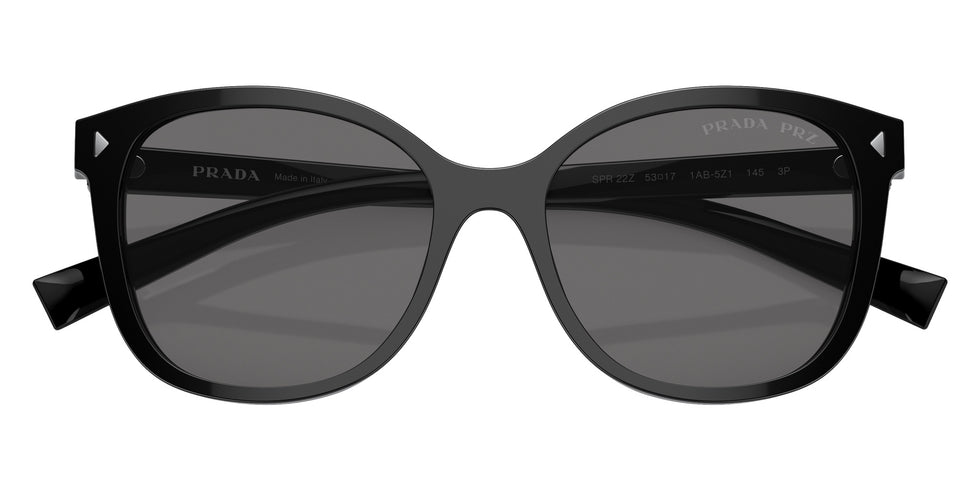 Prada PR 22ZS 1AB5Z1 53 - Black / Polarized Dark Gray #id:pr22zs1ab5z1_s:100120
