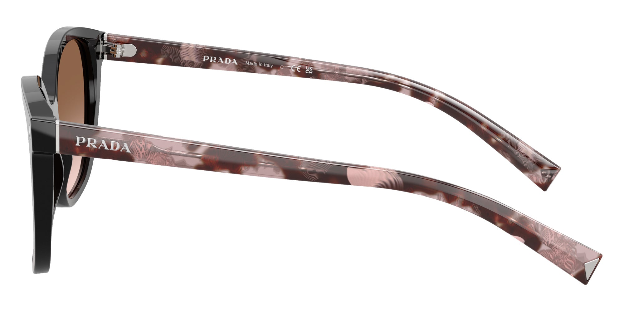Prada PR 22ZS 28F90P 53 - Black / Brown Gradient #id:pr22zs28f90p_s:102110