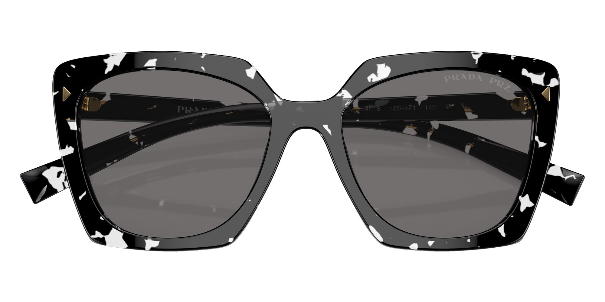 Prada PR 23ZS 15S5Z1 54 - Black Crystal Tortoise / Dark Gray Polarized #id:pr23zs15s5z1_s:100120