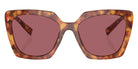 Prada PR 23ZS 4BW08S 54 - Light Tortoise / Dark Violet #id:pr23zs4bw08s_s:100100