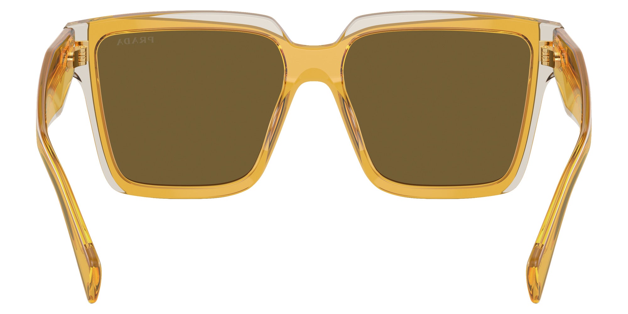 Prada PR 24ZS 14I01T 56 - Ocher/Crystal Gray / Dark Brown #id:pr24zs14i01t_s:100115