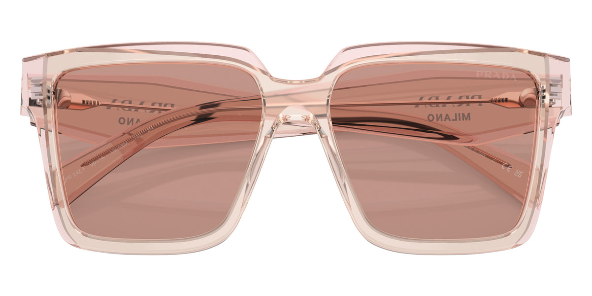 Prada PR 24ZSF 13I08M 57 - Geranium/Petal Crystal / Dark Violet #id:pr24zsf13i08m_s:100120