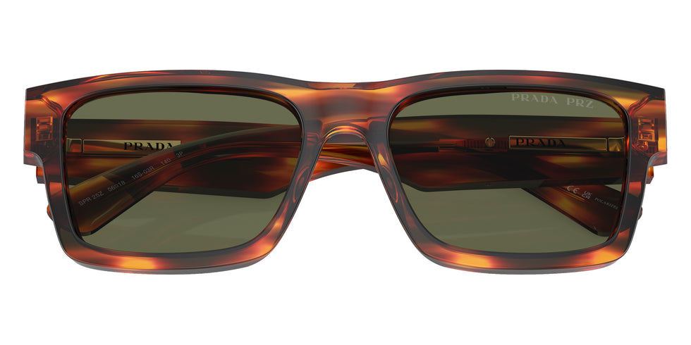 Prada PR 25ZS 16S03R 53 - Striped Briar Tortoise #id:pr25zs16s03r_s:100120