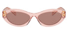 Prada PR 26ZSF 19Q10D 56 - Transparent Peach / Light Brown #id:pr26zsf19q10d_s:100100