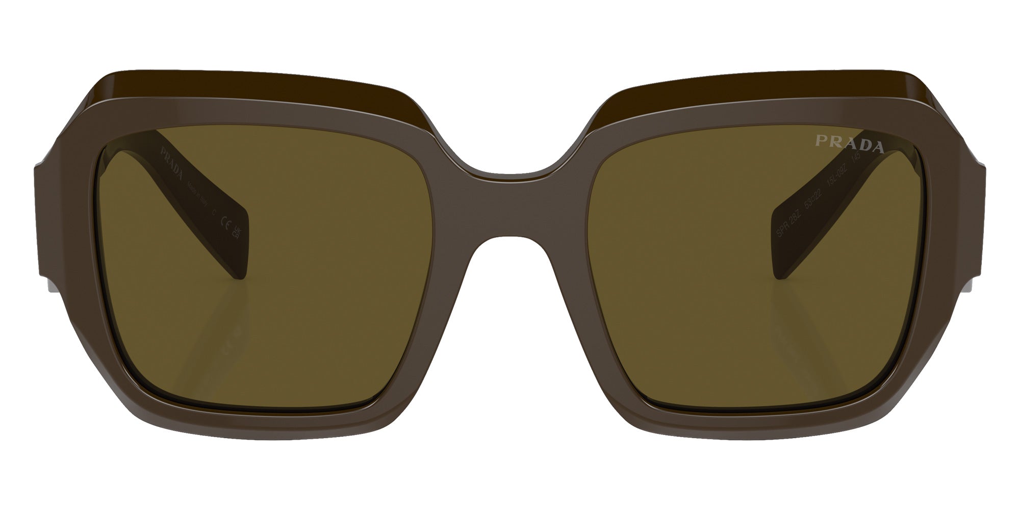 Prada PR 28ZS 15L09Z 53 - Loden / Dark Brown #id:pr28zs15l09z_s:100100