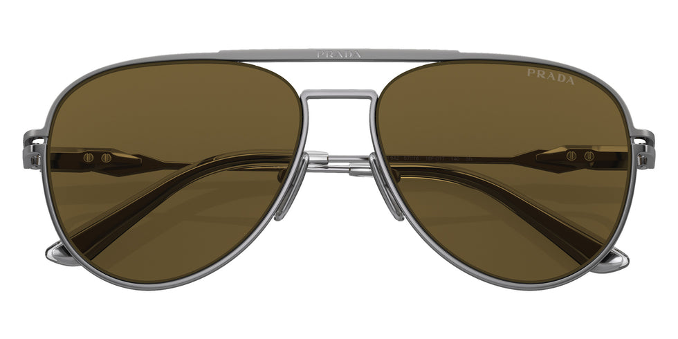 Prada PR 54ZS 16F01T 57 - Matte Gunmetal/Shiny #id:pr54zs16f01t_s:100120