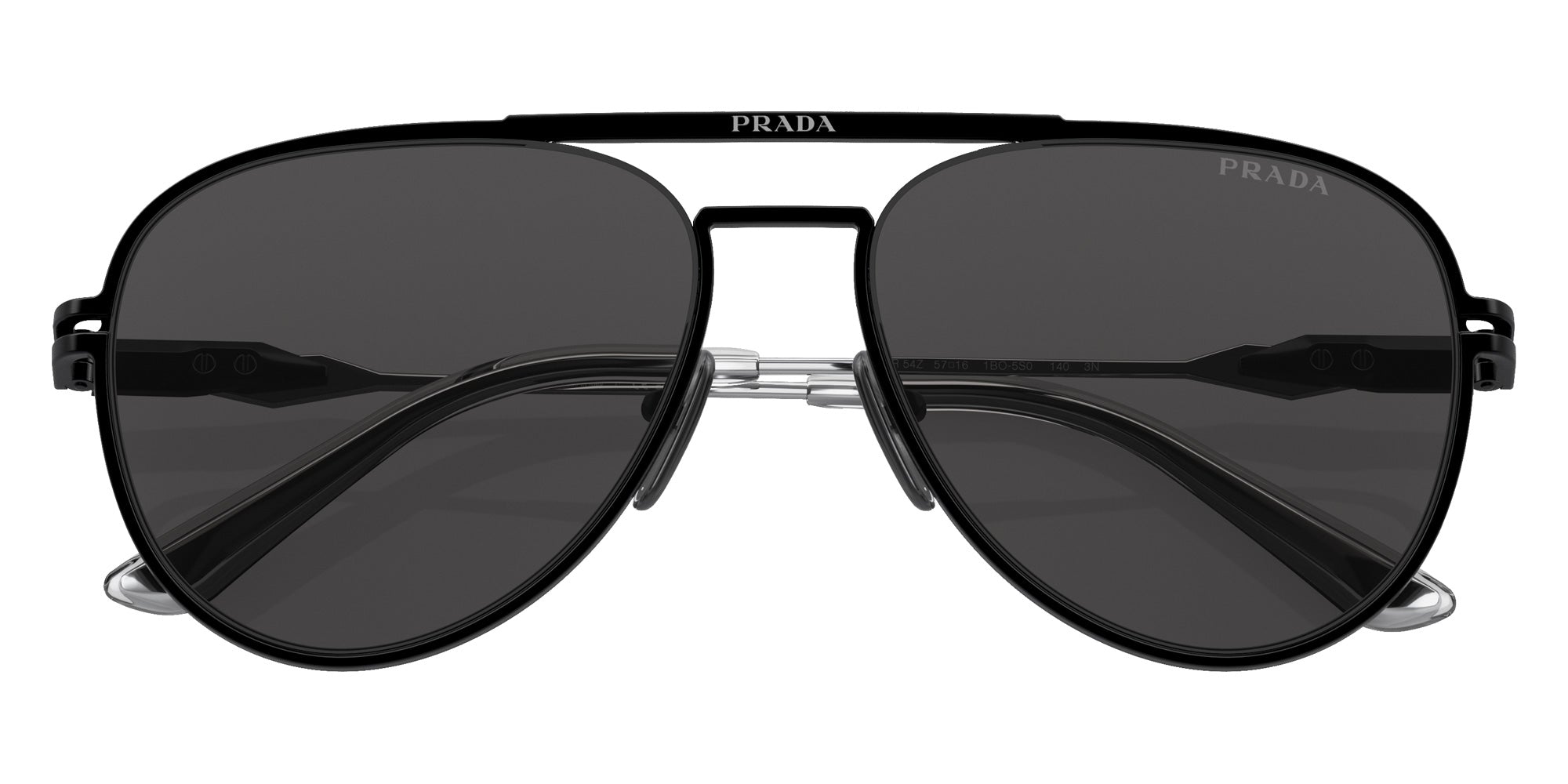 Prada PR 54ZS 1BO5S0 57 - Matte Black / Dark Gray #id:pr54zs1bo5s0_s:100120