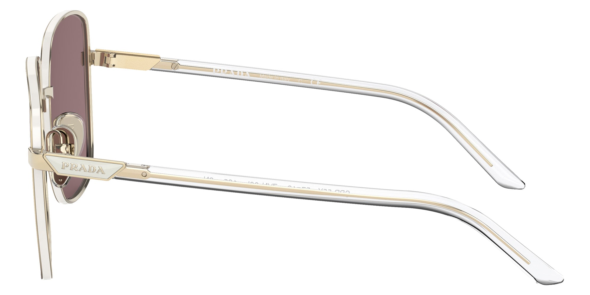 Prada PR 55YS ZVN06I 57 - Pale Gold / Light Purple Brown #id:pr55yszvn06i_s:100110