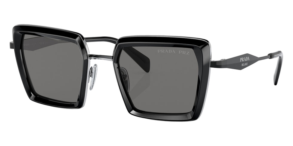 Prada PR 55ZS 1AB5Z1 52 - Black / Polarized Dark Gray #id:pr55zs1ab5z1_s:100105