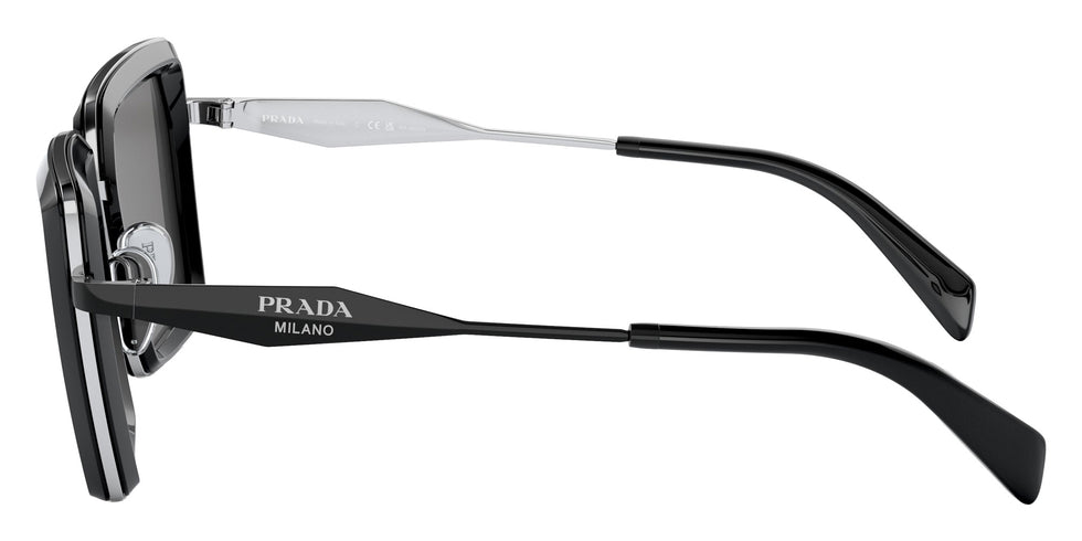 Prada PR 55ZS 1AB5Z1 52 - Black / Polarized Dark Gray #id:pr55zs1ab5z1_s:100110