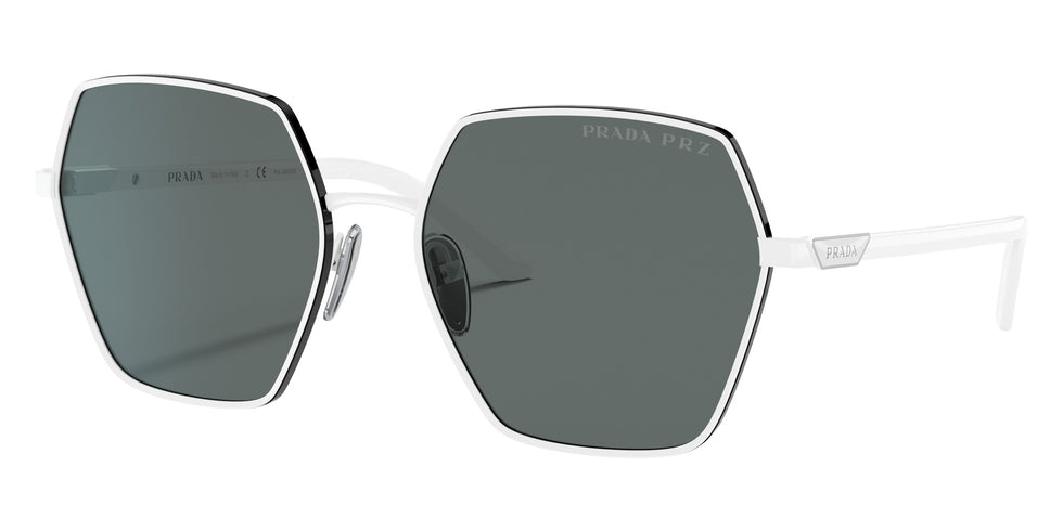 Prada PR 56YS 4615Z1 58 - White / Polarized Dark Gray #id:pr56ys4615z1_s:102105
