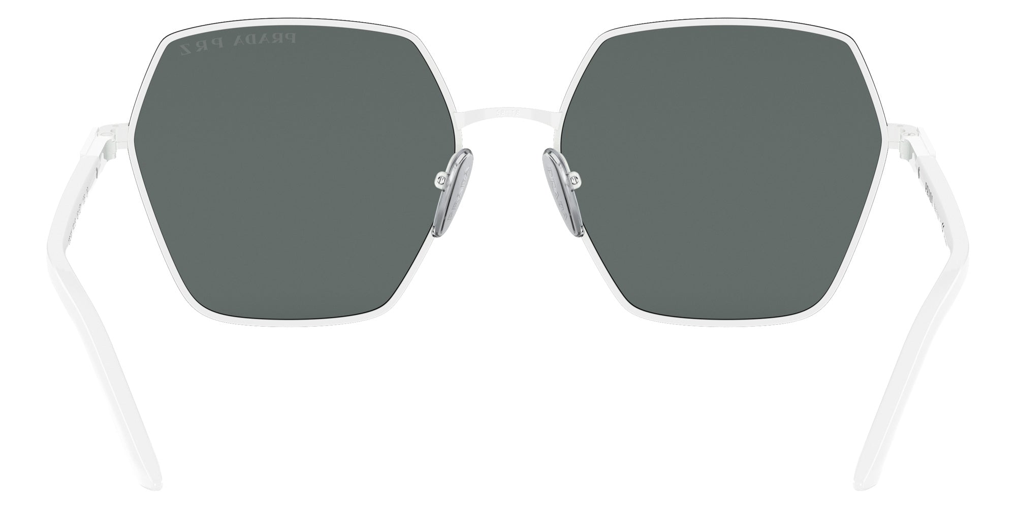 Prada PR 56YS 4615Z1 58 - White / Polarized Dark Gray #id:pr56ys4615z1_s:102115