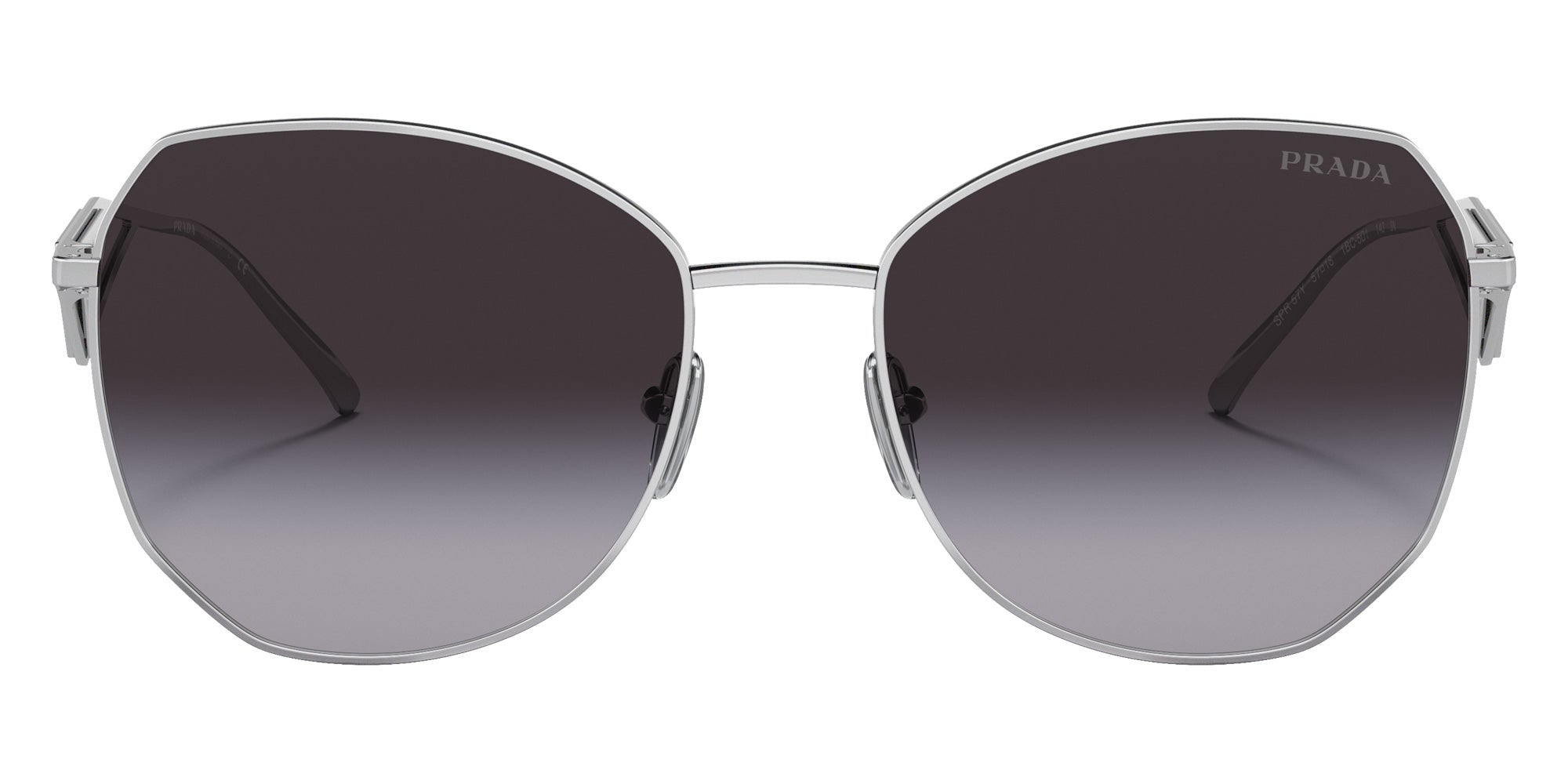 Prada PR 57YS 1BC5D1 57 - Silver / Gray Gradient #id:pr57ys1bc5d1_s:100100