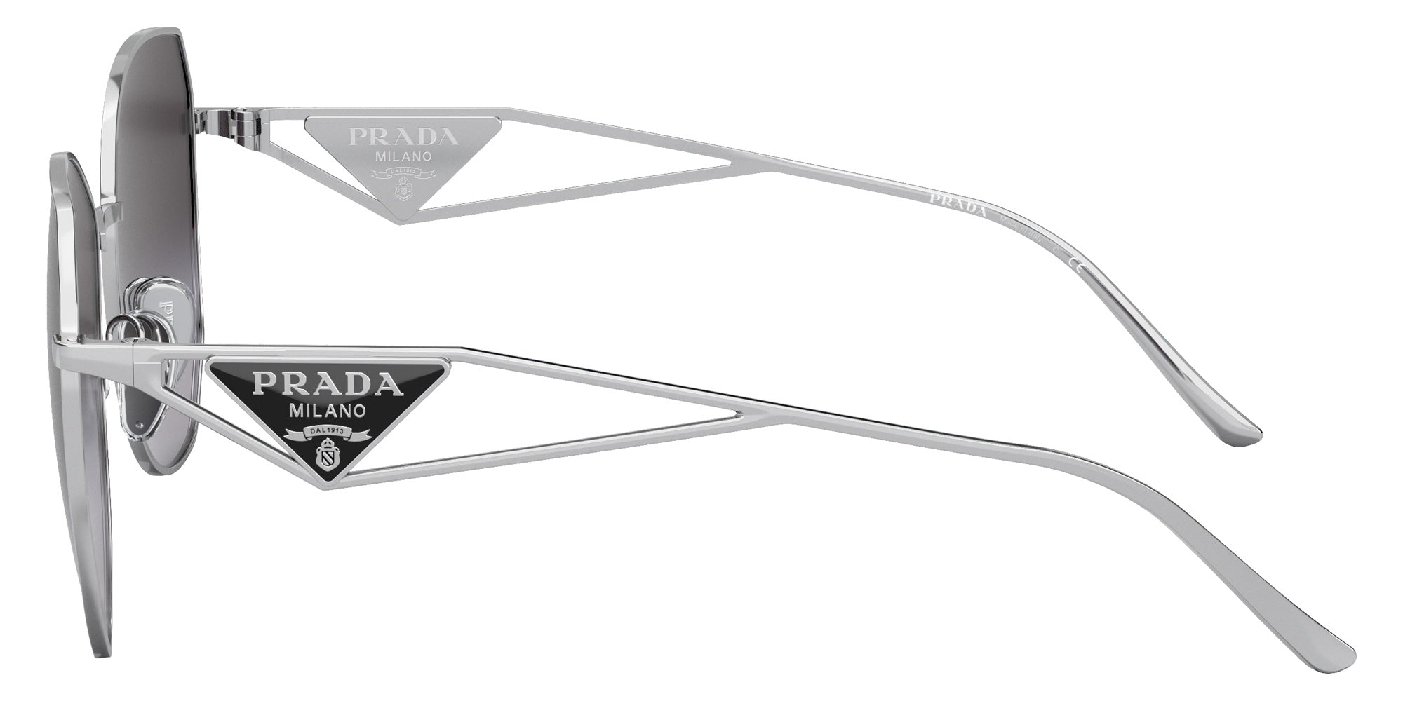 Prada PR 57YS 1BC5D1 57 - Silver / Gray Gradient #id:pr57ys1bc5d1_s:100110