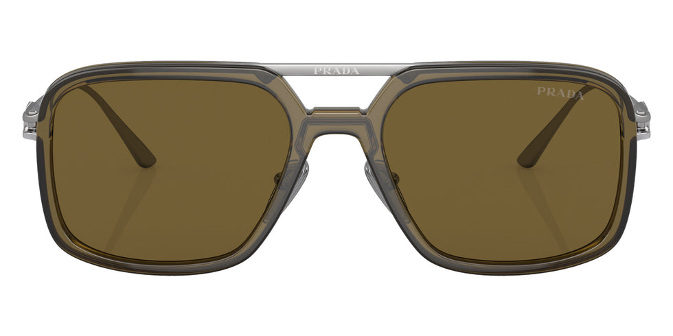 Prada PR 57ZS 18F01T 55 - Loden / Dark Brown #id:pr57zs18f01t_s:100100