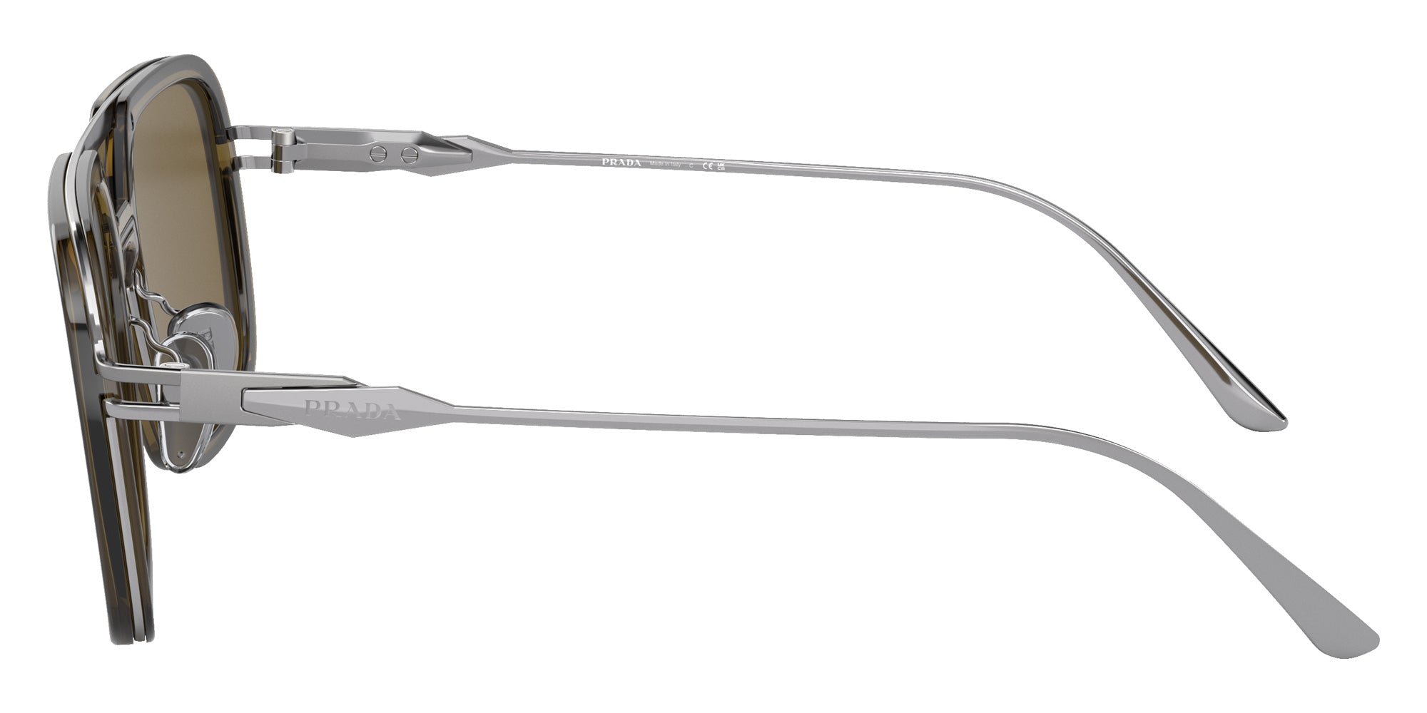 Prada PR 57ZS 18F01T 55 - Loden / Dark Brown #id:pr57zs18f01t_s:100110