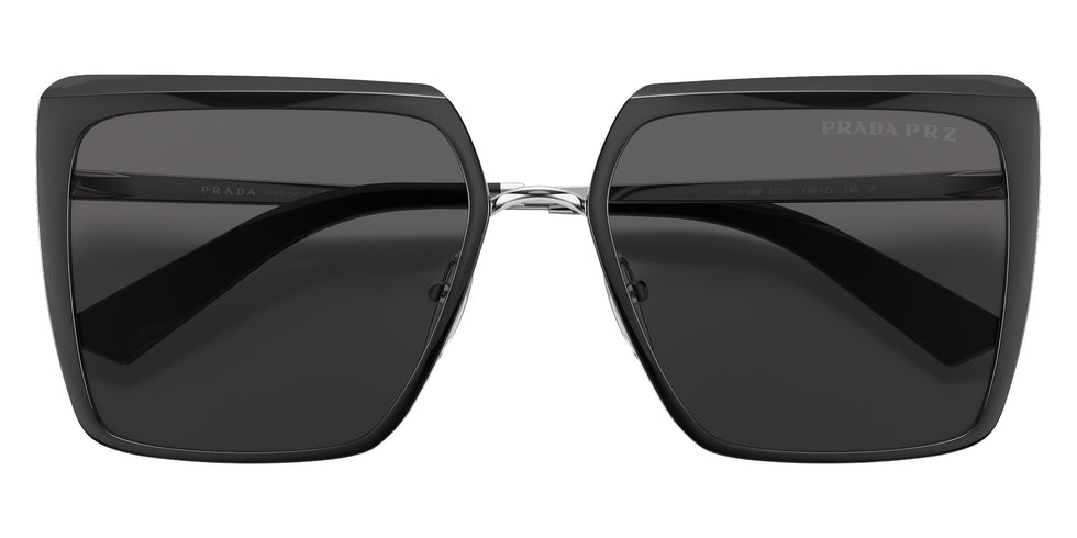 Prada PR 58WS 1AB5Z1 57 - Black / Polarized Gray #id:pr58ws1ab5z1_s:100120