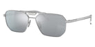 Prada PR 58YS 1BC02R 57 - Silver / Blue Mirrored Silver 80 #id:pr58ys1bc02r_s:100105