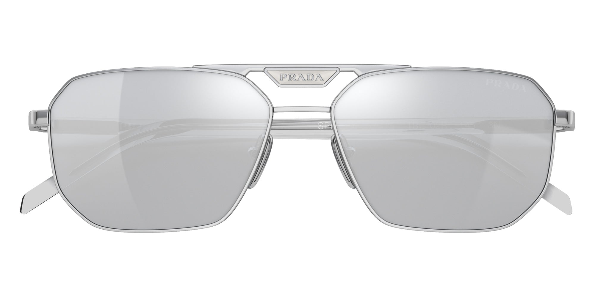 Prada PR 58YS 1BC02R 57 - Silver / Blue Mirrored Silver 80 #id:pr58ys1bc02r_s:100120
