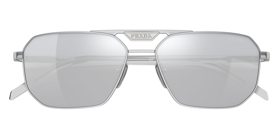 Prada PR 58YS 1BC02R 57 - Silver / Blue Mirrored Silver 80 #id:pr58ys1bc02r_s:100120
