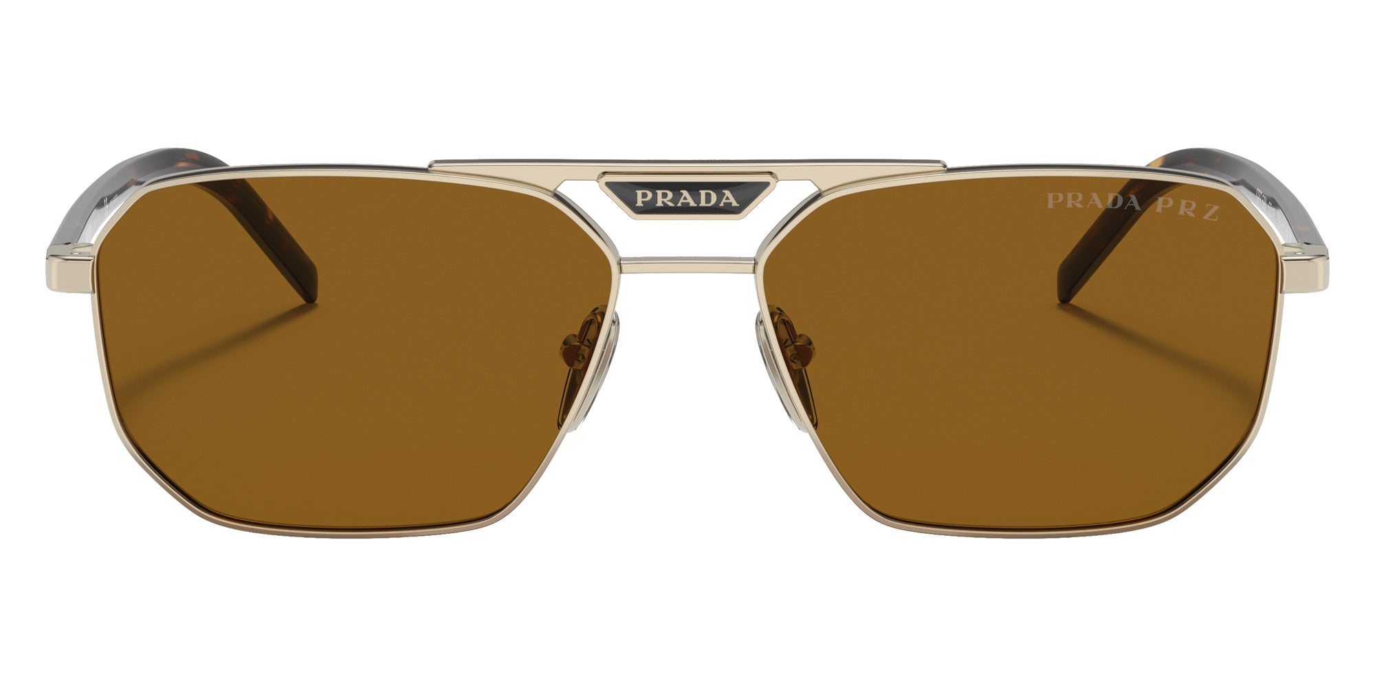 Prada PR 58YS ZVN5Y1 57 - Pale Gold / Polarized Dark Brown #id:pr58yszvn5y1_s:102100
