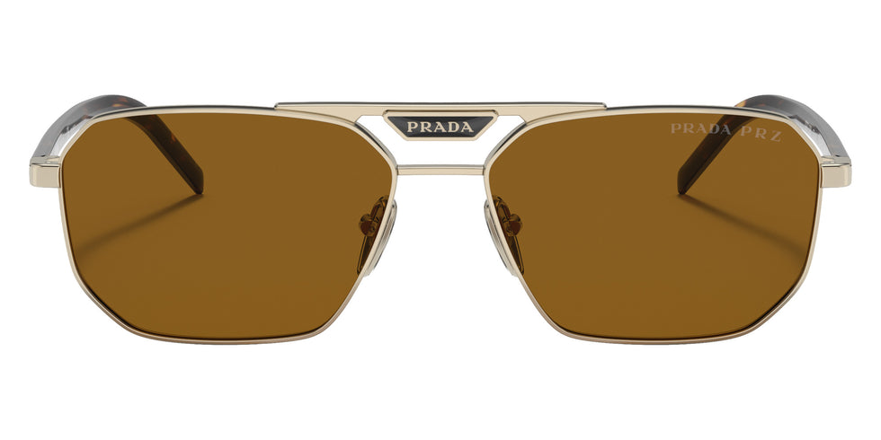 Prada PR 58YS ZVN5Y1 57 - Pale Gold / Polarized Dark Brown #id:pr58yszvn5y1_s:102100