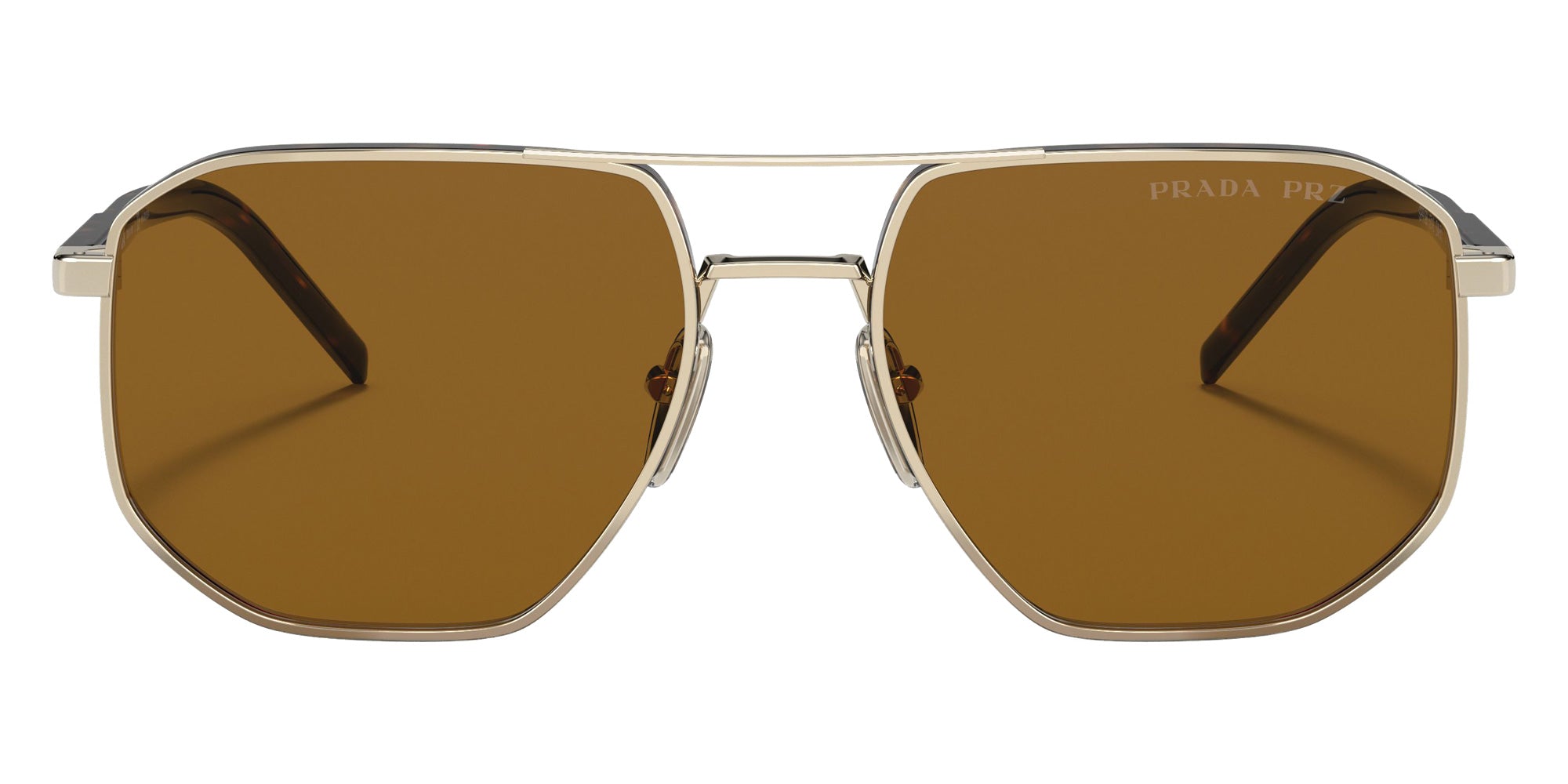 Prada PR 59YS ZVN5Y1 57 - Pale Gold / Polarized Brown #id:pr59yszvn5y1_s:100100