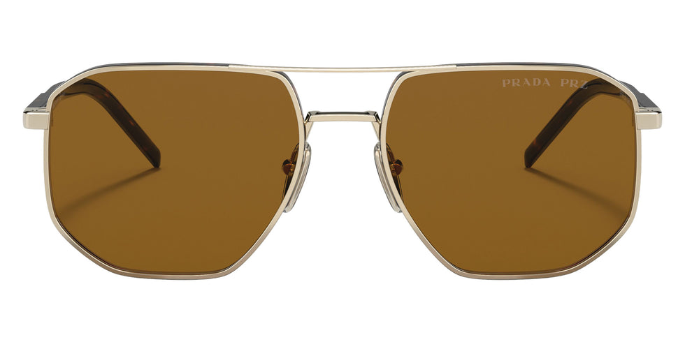 Prada PR 59YS ZVN5Y1 57 - Pale Gold / Polarized Brown #id:pr59yszvn5y1_s:100100
