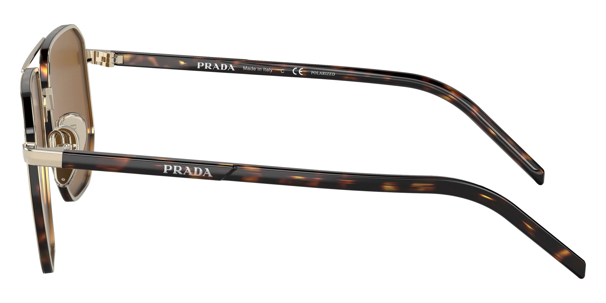 Prada PR 59YS ZVN5Y1 57 - Pale Gold / Polarized Brown #id:pr59yszvn5y1_s:100110