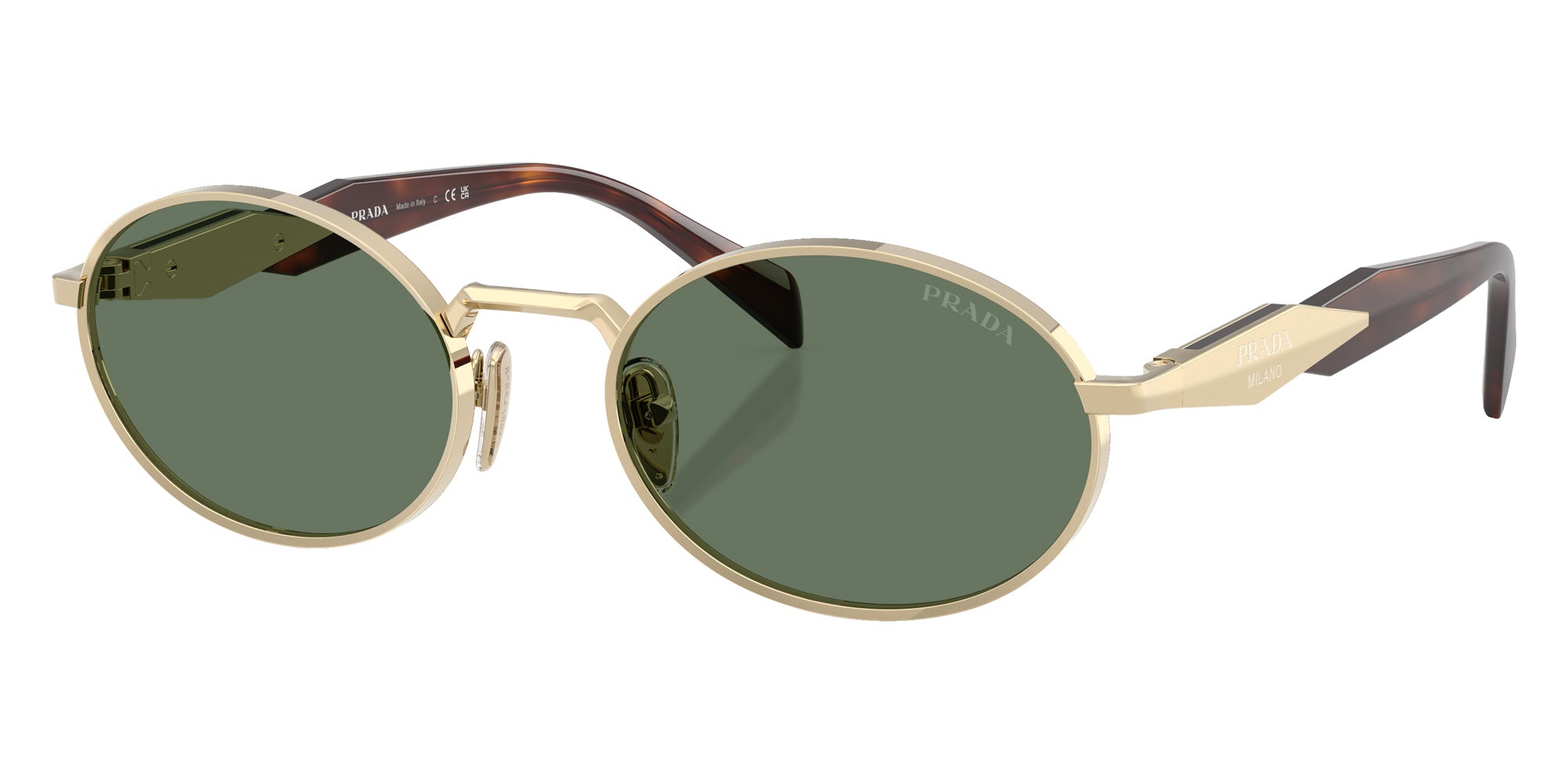 Prada PR 65ZS Oval Sunglasses | EyeOns.com