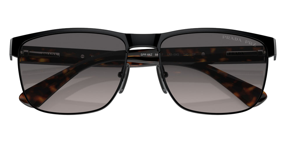 Prada PR 66ZS 1AB09G 58 - Black / Polarized Gray Gradient #id:pr66zs1ab09g_s:100120