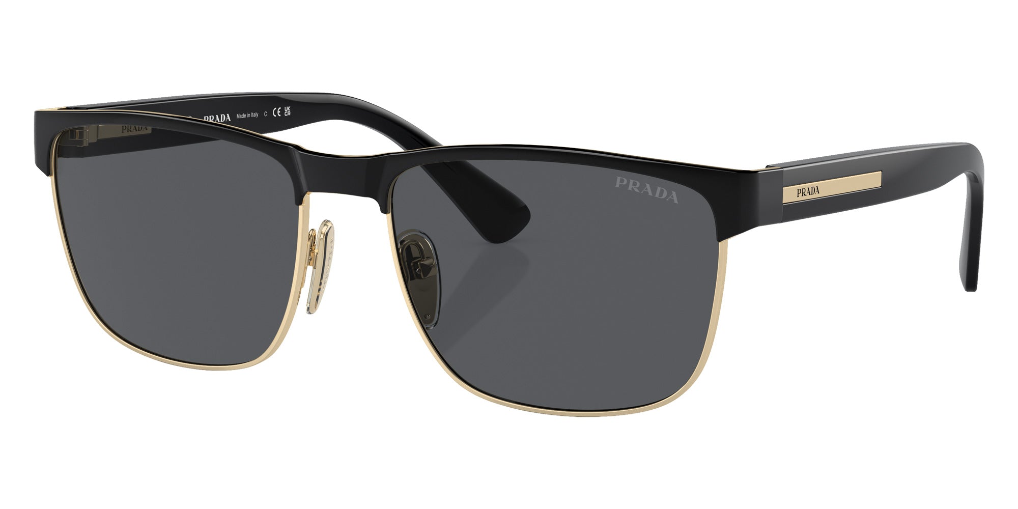Prada PR 66ZS AAV07T 58 - Black/Pale Gold / Grafite Cristallo #id:pr66zsaav07t_s:100105