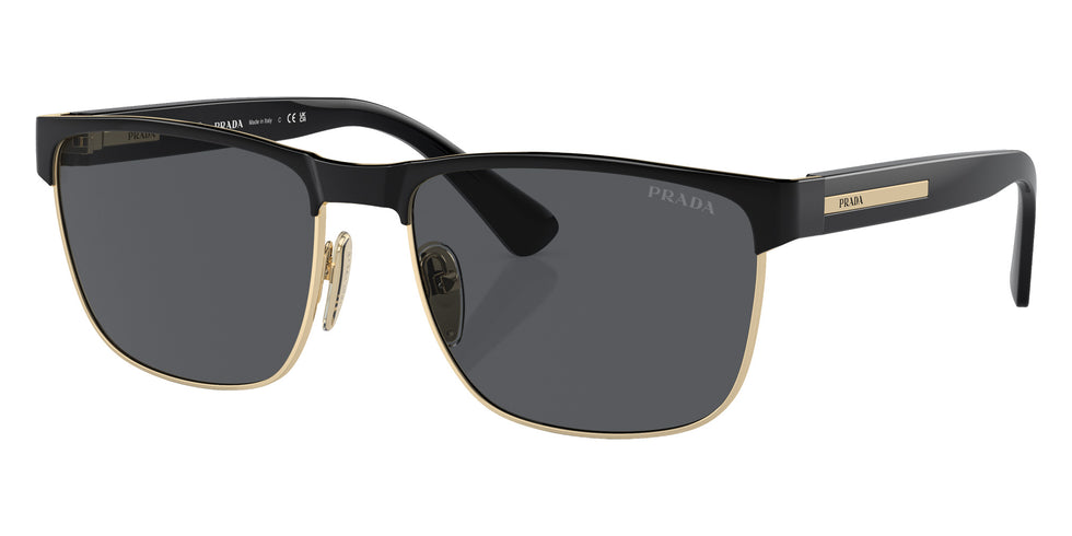 Prada PR 66ZS AAV07T 58 - Black/Pale Gold / Grafite Cristallo #id:pr66zsaav07t_s:100105