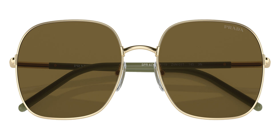 Prada PR 67XS ZVN01T 58 - Pale Gold / Dark Brown #id:pr67xszvn01t_s:100120