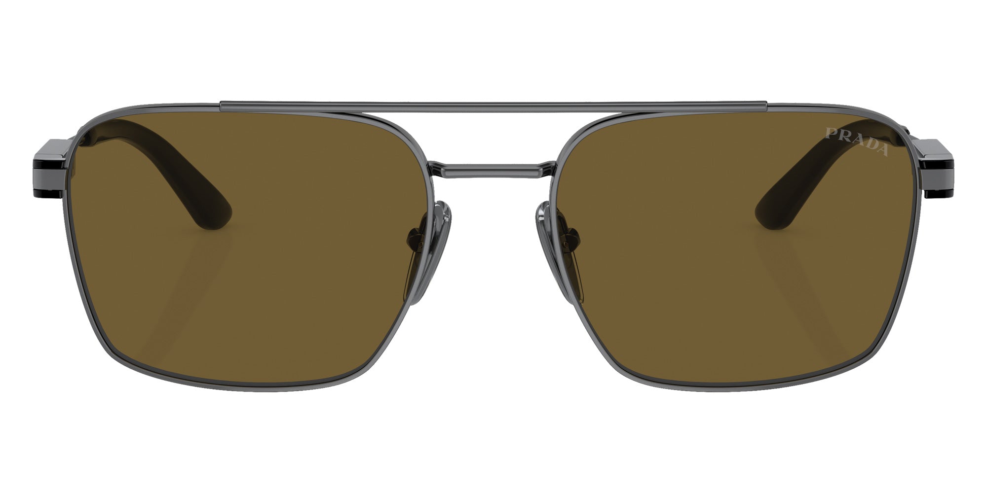 Prada PR 67ZS 5AV01T 56 - Gunmetal / Dark Brown #id:pr67zs5av01t_s:100100