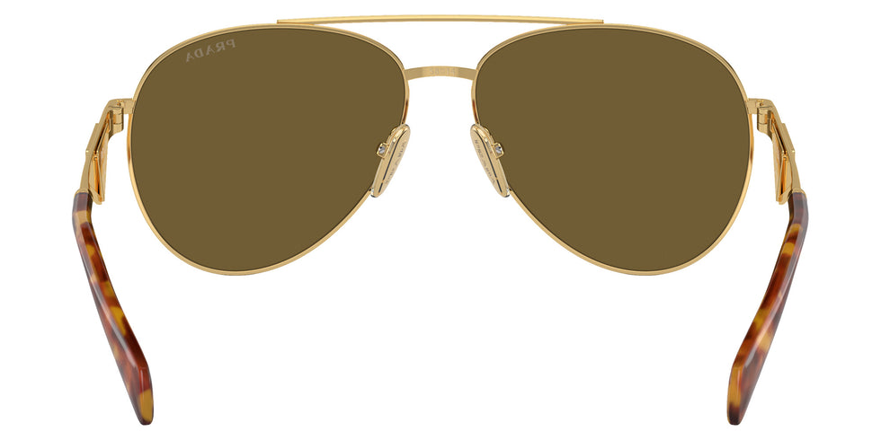 Prada PR 73ZS 5AK01T 61 - Gold / Dark Brown #id:pr73zs5ak01t_s:100115
