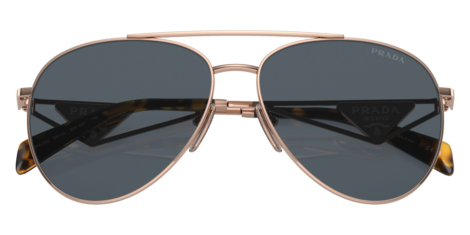 Prada PR 73ZS SVF09T 61 - Rose Gold / Dark Gray #id:pr73zssvf09t_s:100120