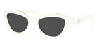 Prada PR A02SF 17K08Z 55 - White / Dark Gray #id:pra02sf17k08z_s:100105