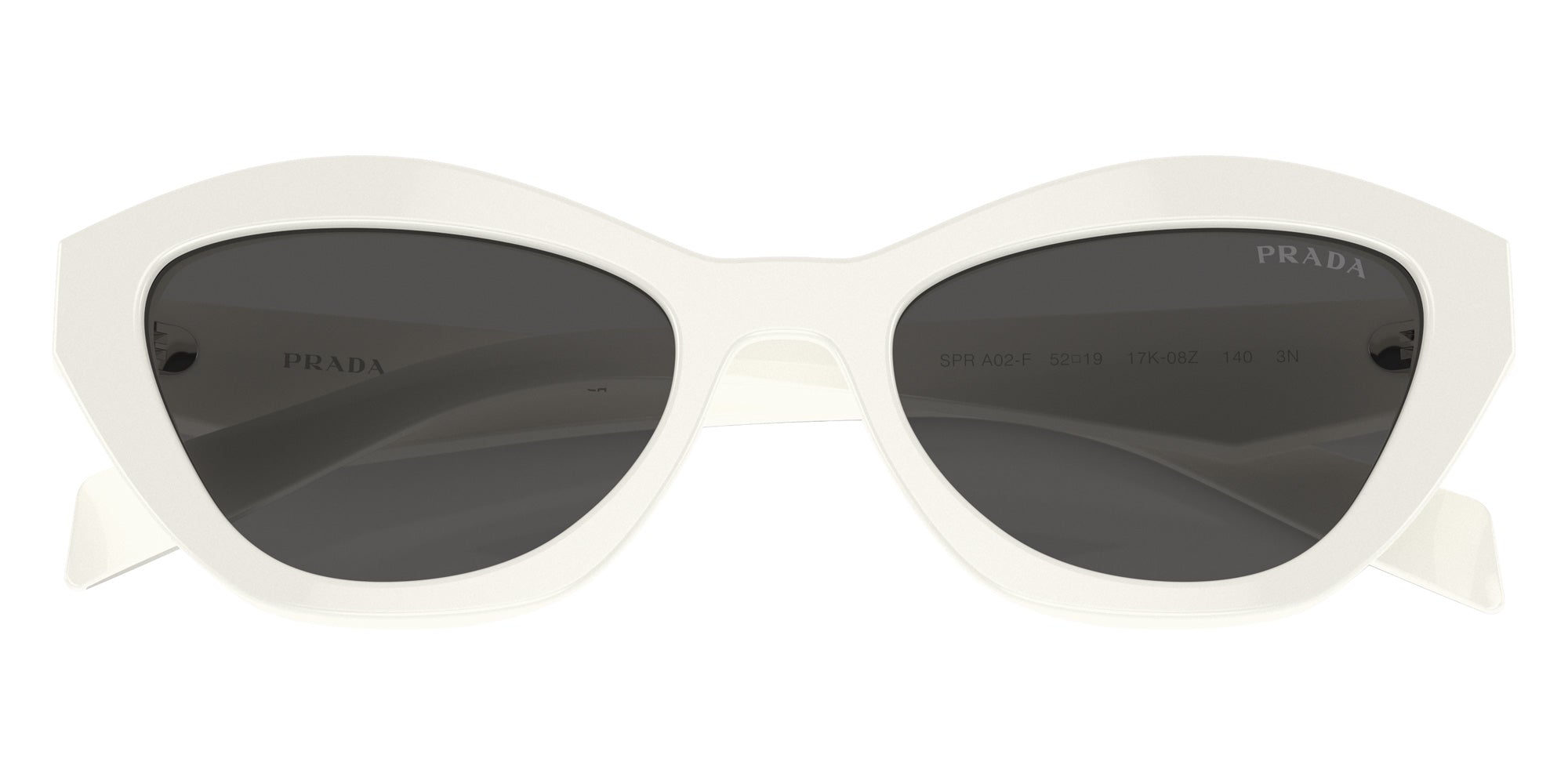 Prada PR A02SF 17K08Z 55 - White / Dark Gray #id:pra02sf17k08z_s:100120