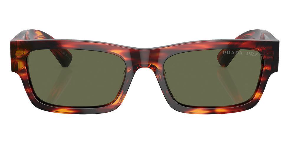Prada PR A03S 13O03R 56 - Red/Black Havana / Green Polarized #id:pra03s13o03r_s:100100
