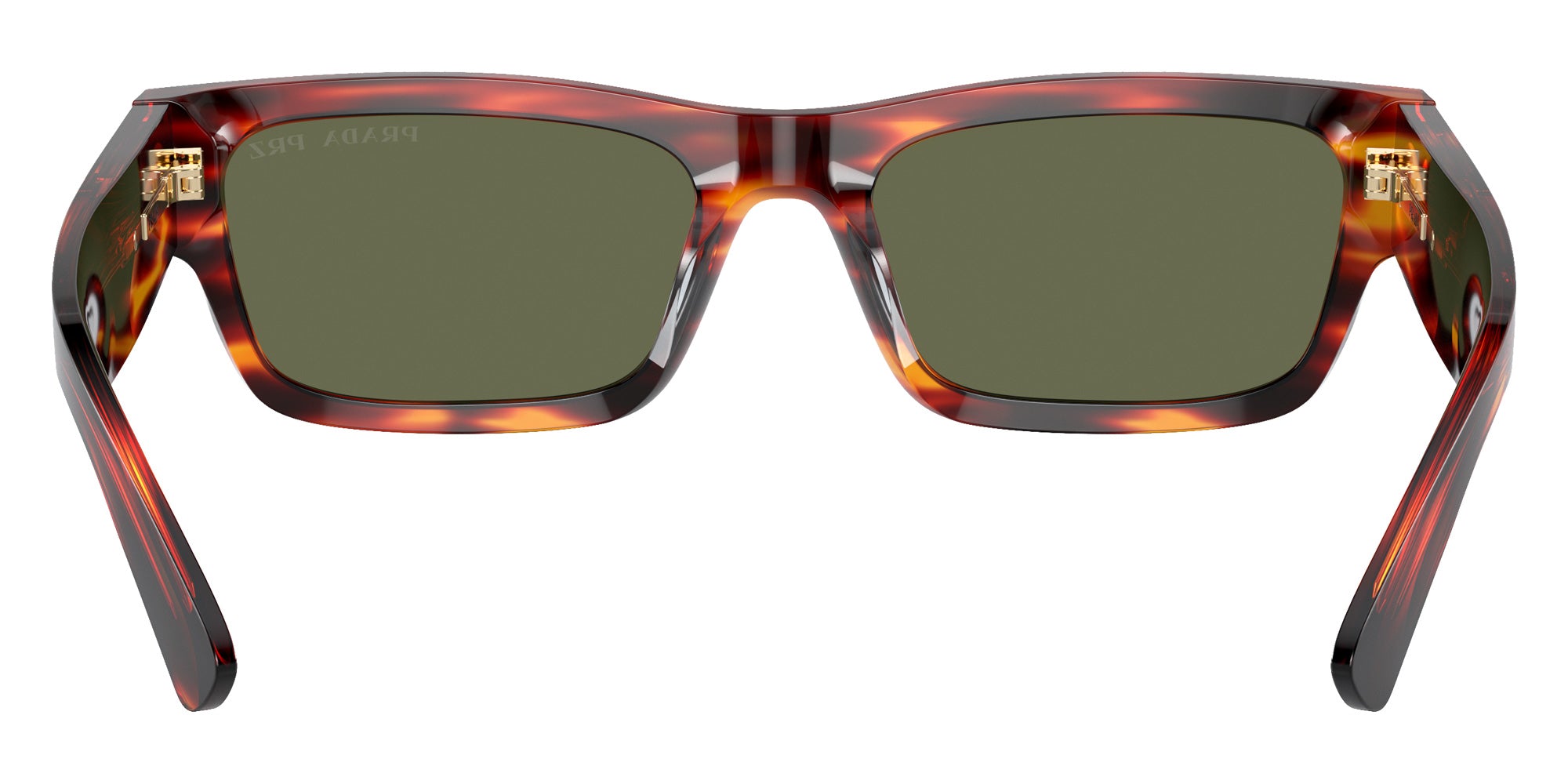 Prada PR A03S 13O03R 56 - Red/Black Havana / Green Polarized #id:pra03s13o03r_s:100115