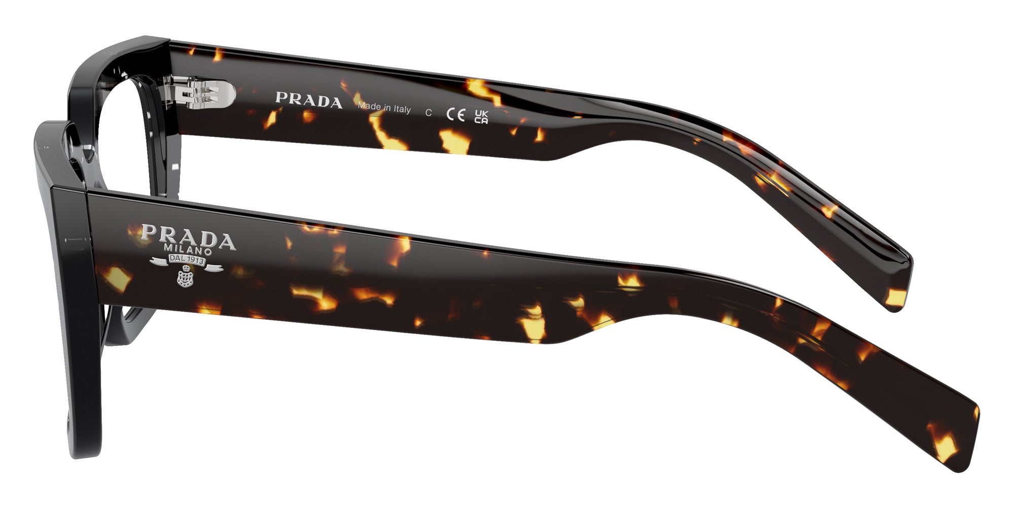Prada PR A03V 15O1O1 50 - Havana Black Transparent #id:pra03v15o1o1_s:108110
