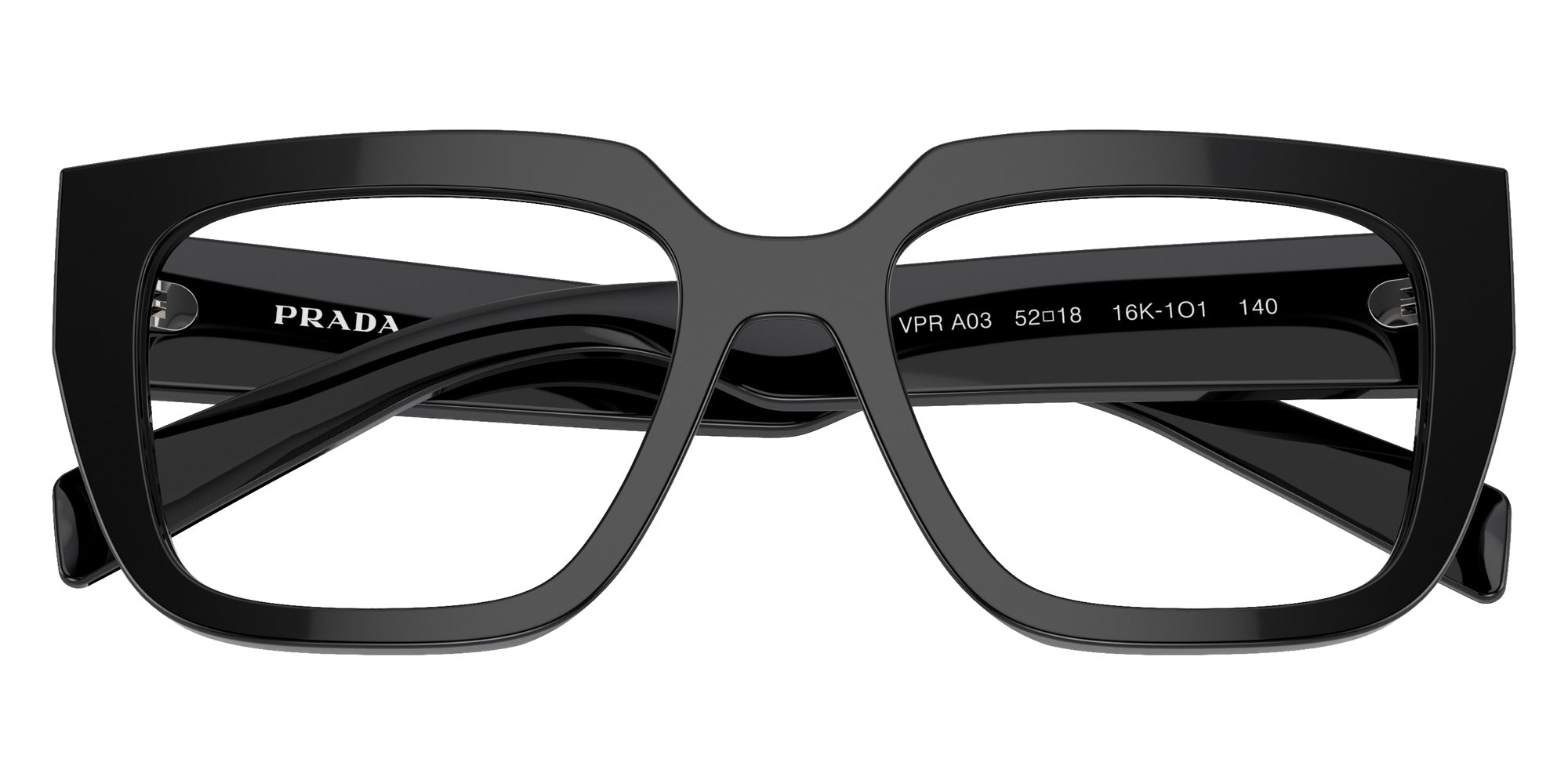 Prada PR A03V 16K1O1 50 - Black #id:pra03v16k1o1_s:110120