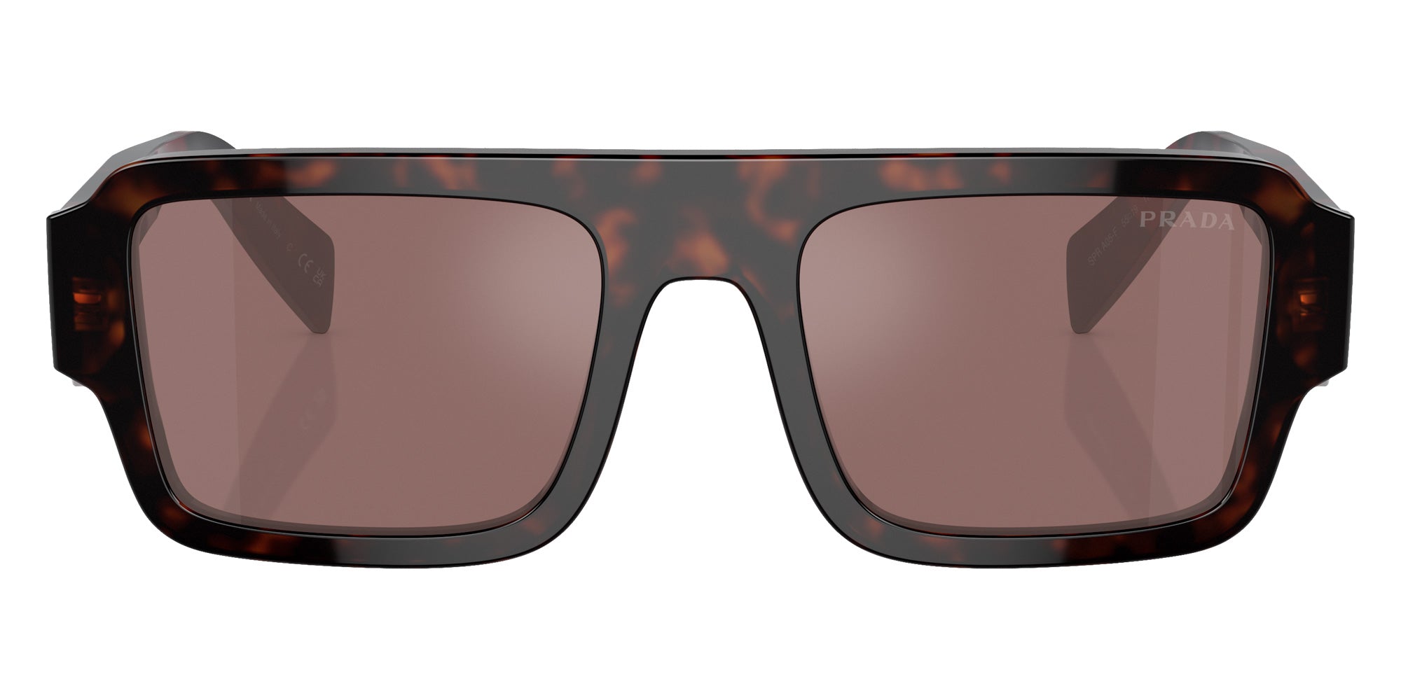 Prada PR A05SF 17N90B 55 - Briar Tortoise / Brown Mirrored Internal Silver #id:pra05sf17n90b_s:102100