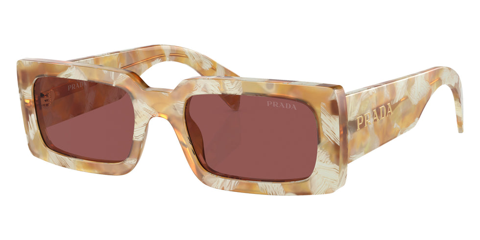 Prada PR A07S 19N08S 52 - Desert Tortoise / Dark Violet #id:pra07s19n08s_s:100105