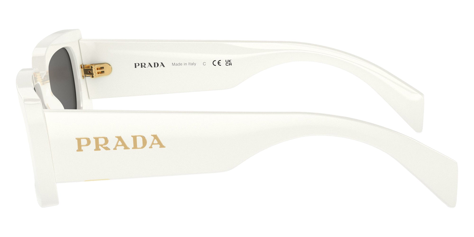 Prada PR A07SF 1425S0 54 - White Ivory / Dark Gray #id:pra07sf1425s0_s:100110