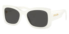 Prada PR A08S 1425S0 56 - Talc / Dark Gray #id:pra08s1425s0_s:100105