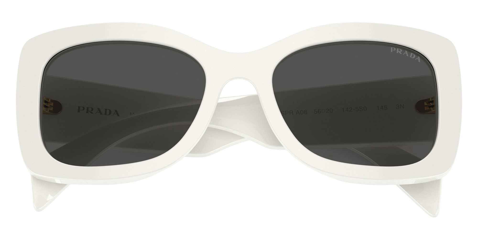 Prada PR A08S 1425S0 56 - Talc / Dark Gray #id:pra08s1425s0_s:100120